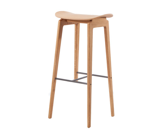 NY11 Bar Chair, Natural, High 75 cm | Sgabelli bancone | NORR11