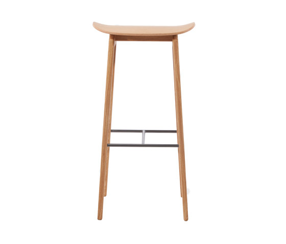 NY11 Bar Chair, Natural, High 75 cm | Barhocker | NORR11