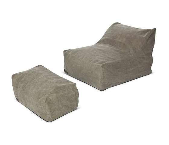 Club Series, Lounge Seat & Pouf - Canvas Dark Green 011 | Armchairs | NORR11