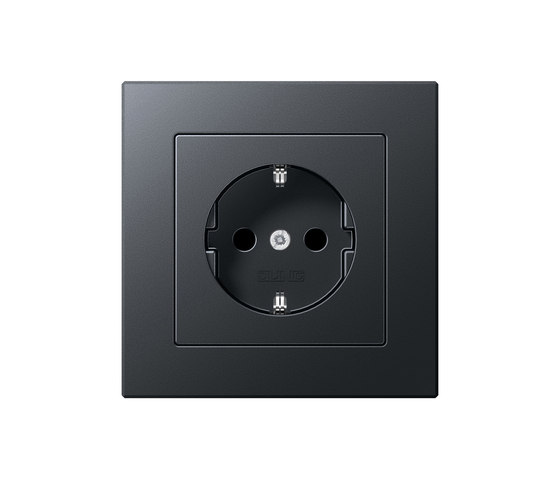 A creation anthracite socket | Schuko sockets | JUNG