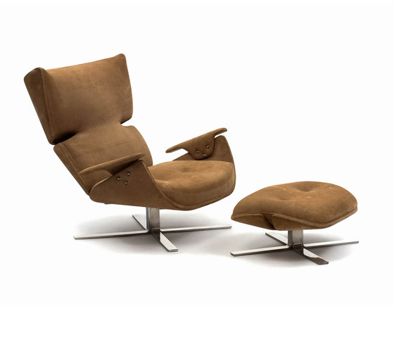 Paulistana Lounge Chair with Ottoman | Sillones | Espasso
