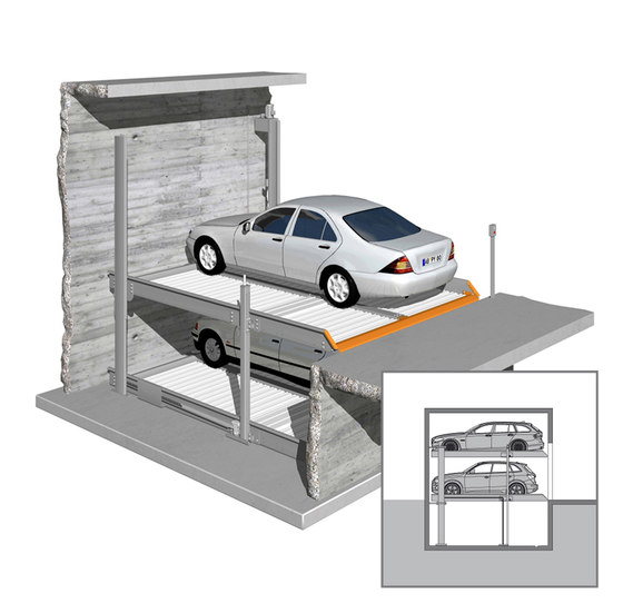 Barrier-free parking | Systèmes de parking semi-automatiques | KLAUS Multiparking