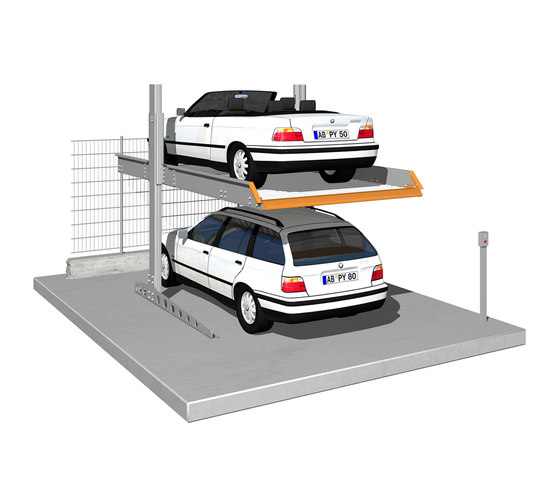 Outdoor | Semi automatic parking systems | KLAUS Multiparking