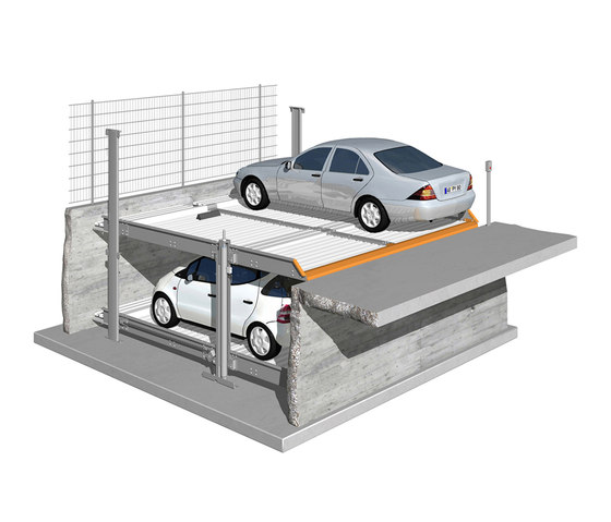 Outdoor | Semi automatic parking systems | KLAUS Multiparking
