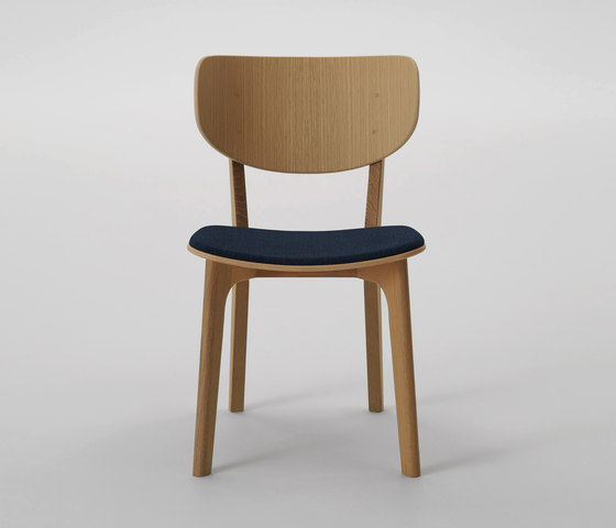 Roundish Chair (cushioned seat) by MARUNI | Chairs