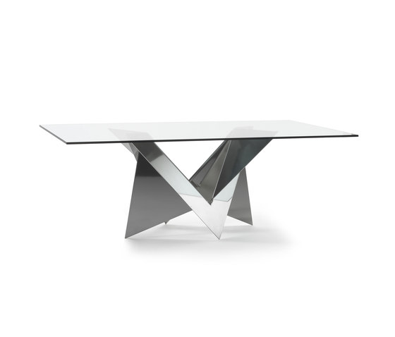 MATHEMATIQUE 72 STEEL - Dining tables from Reflex | Architonic