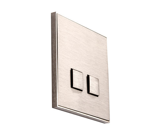Classics by Lithoss | Select SB2T nickel satiné | Interrupteurs à bouton poussoir | Lithoss