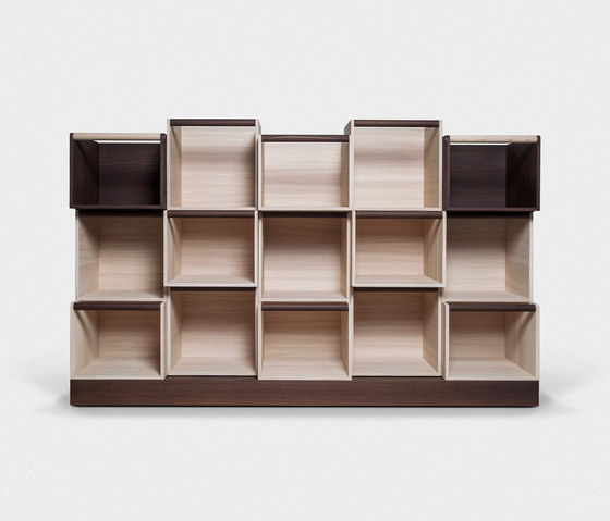 Cubo Dynamic library | Regale | Trentino Wood & Design