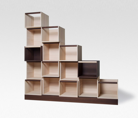 Cubo Dynamic library | Regale | Trentino Wood & Design
