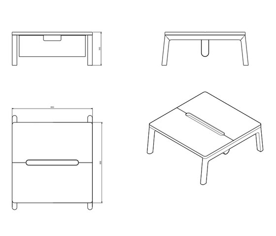Sofa table 1|2 | Tables basses | COW