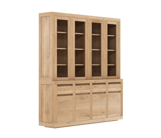 Oak Flat cupboard | Vetrinette | Ethnicraft