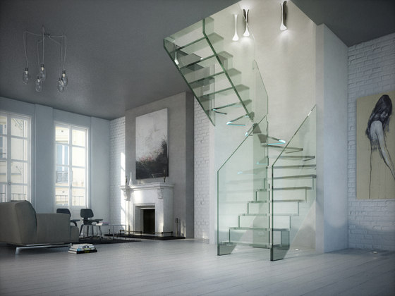 Londra Glass | Treppensysteme | Siller Treppen
