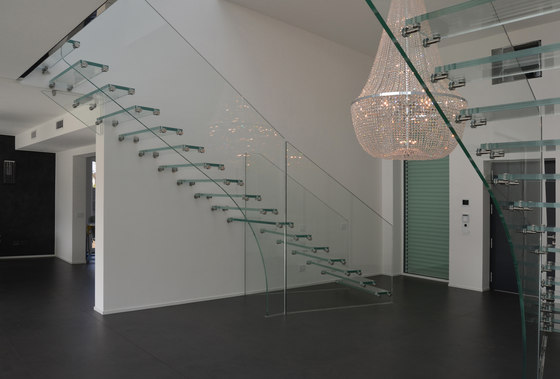 All glass stairs Mistral |  | Siller Treppen