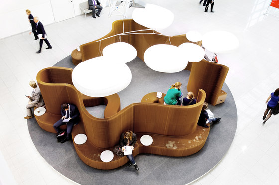 benchwall | natural brown paper | Office Pods | molo