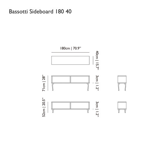 bassotti sideboard | Sideboards | moooi