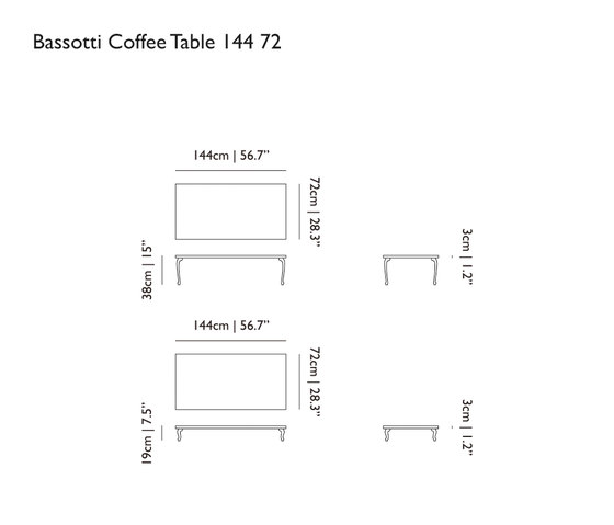 Bassotti Coffee Table | Mesas de centro | moooi