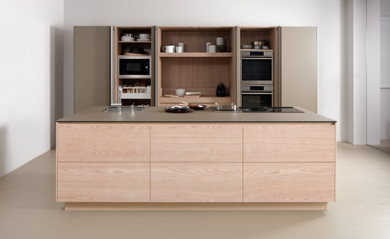 Serie 45 | Bleached elm | Island kitchens | dica