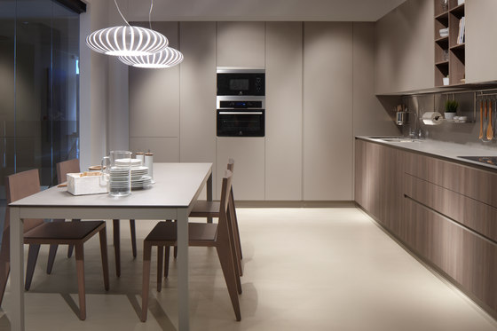 Serie 45 | Elm chocolate stone | Fitted kitchens | dica