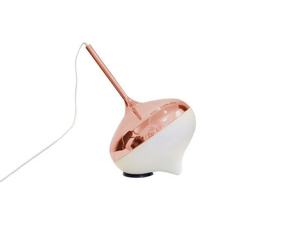 Spun Small Table Lamp Rose Gold | Table lights | Evie Group