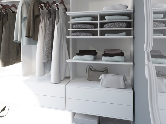 Walk-in closets | Porcelaine | Cabinets | dica