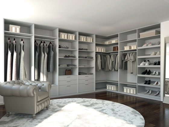 Walk-in closets | Stone | Cabinets | dica