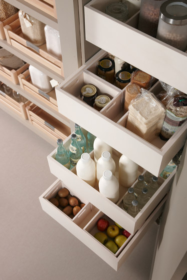 Accessories Kitchen | Column wooden drawers | Shelving | dica