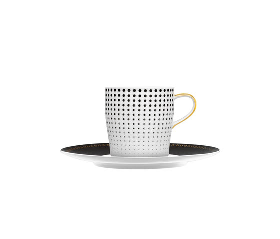 AURÉOLE CLAIR DE LUNE Coffee cup, saucer | Vaisselle | FÜRSTENBERG