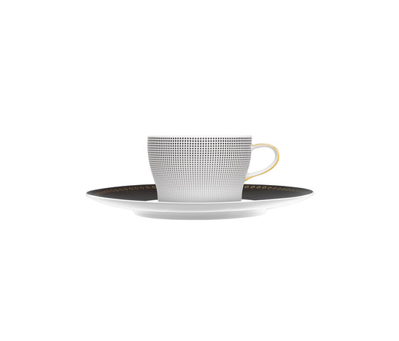 AURÉOLE CLAIR DE LUNE Tea cup, saucer | Vajilla | FÜRSTENBERG