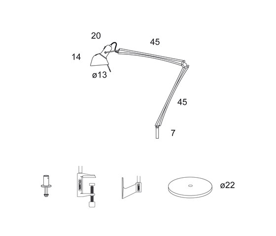 Naomi 2 | Luminaires de table | LUMINA