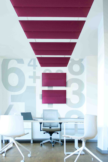 ECOstrong ceiling / wall | Sound absorbing objects | Slalom