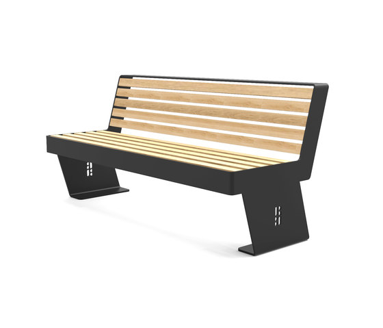 Noir bench | Sitzbänke | Urbo