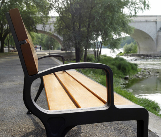 Basic bench wood | Panche | Concept Urbain