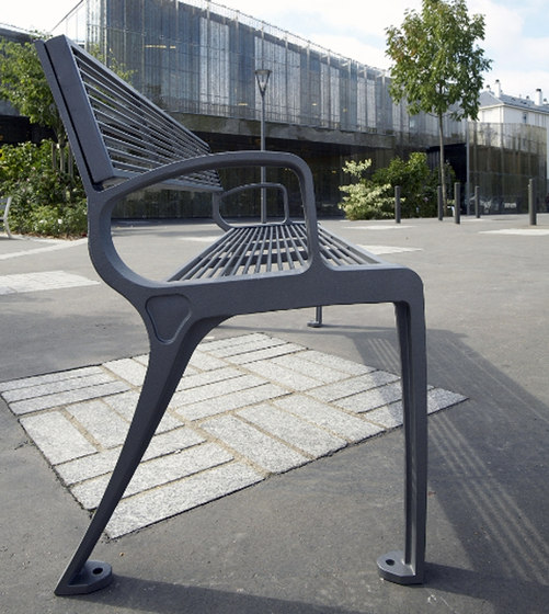 Basic bench mesh | Sitzbänke | Concept Urbain