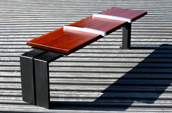 Evéole backless bench type B | Benches | Concept Urbain