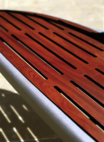 Nastra wooden low backless bench | Benches | Concept Urbain