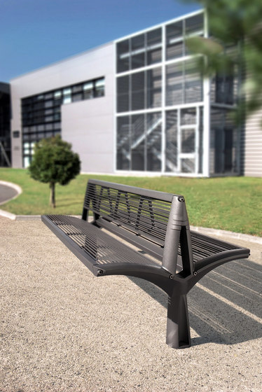 Vesta double mesh bench | Benches | Concept Urbain