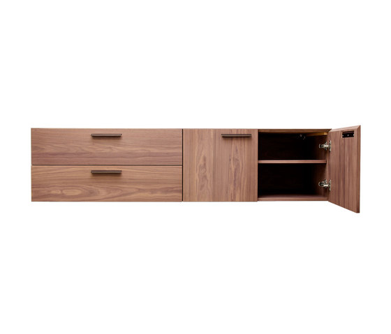 Shale 2 Door - 2 Drawer Wall-Mounted Cabinet | Sideboards | Blu Dot