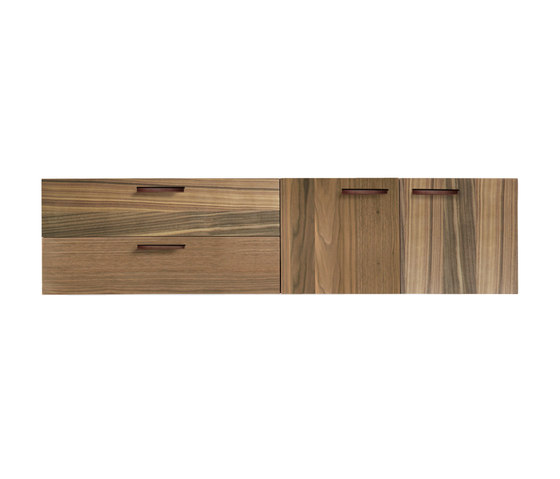 Shale 2 Door - 2 Drawer Wall-Mounted Cabinet | Sideboards | Blu Dot