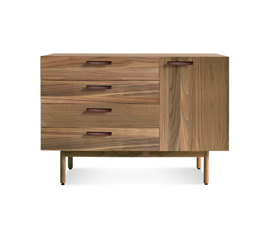 Shale 4 Drawer - 1 Door Credenza | Buffets / Commodes | Blu Dot