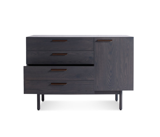 Shale 4 Drawer - 1 Door Credenza | Buffets / Commodes | Blu Dot