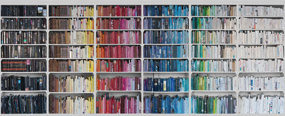 Communication | Library- Colourful knowledge | Bespoke wall coverings | Mr Perswall
