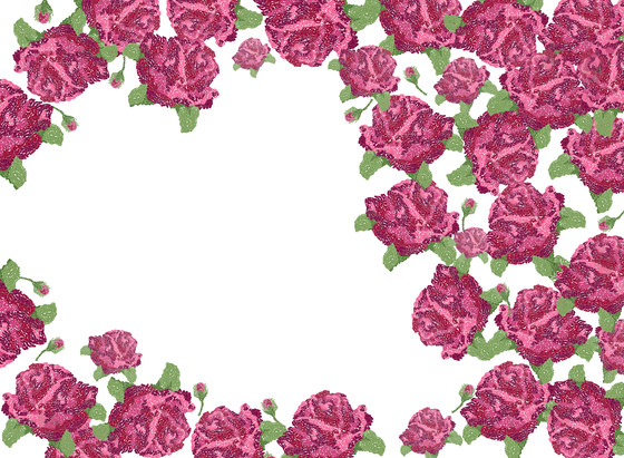 Creativity & Photo Art | Rose garden | Bespoke wall coverings | Mr Perswall