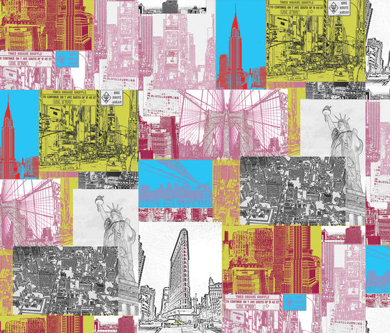 Destinations | New York | Bespoke wall coverings | Mr Perswall