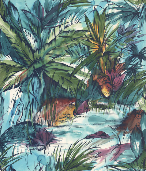 Expressions | Tropical Colours | Bespoke wall coverings | Mr Perswall