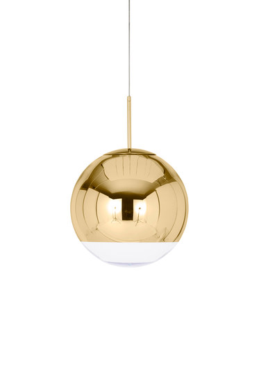 Mirror Ball Pendant Gold 40cm | Lámparas de suspensión | Tom Dixon