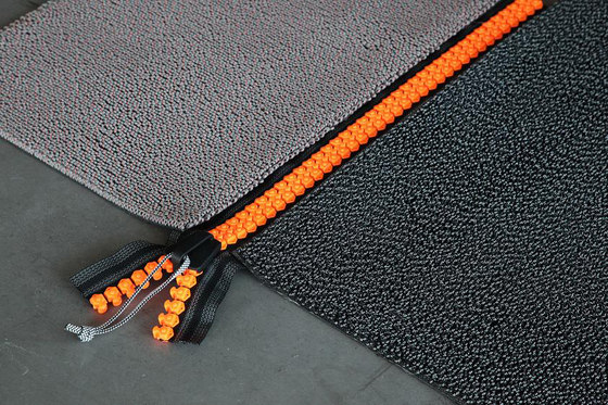 Jewels - Zipper XL neon orange | Formatteppiche | CSrugs