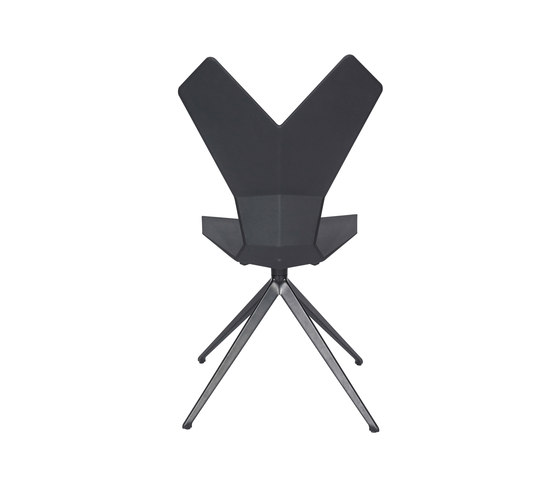 Y Chair Swivel Black Shell Black Base | Chairs | Tom Dixon