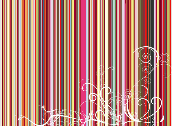 Urban Nature | Rainbow stripes | Bespoke wall coverings | Mr Perswall