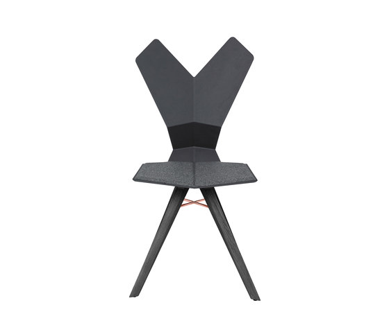 Y Chair Black Shell Black Oak Base | Stühle | Tom Dixon