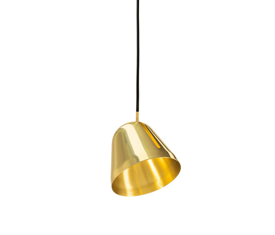 Tilt S Brass pendant light | Suspensions | Nyta